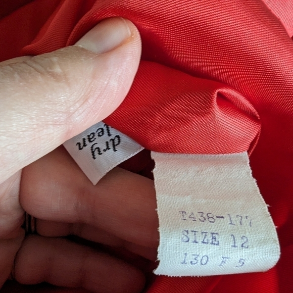 Pendleton vintage 100% wool red blazer sz 12 - Picture 4 of 6